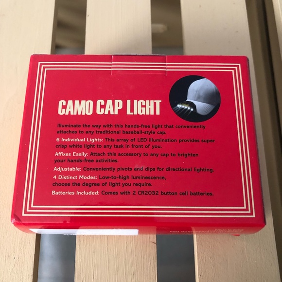 Camouflage Cap Light for Baseball Hat 💚🖤🤎 NWT Camo - Picture 2 of 2